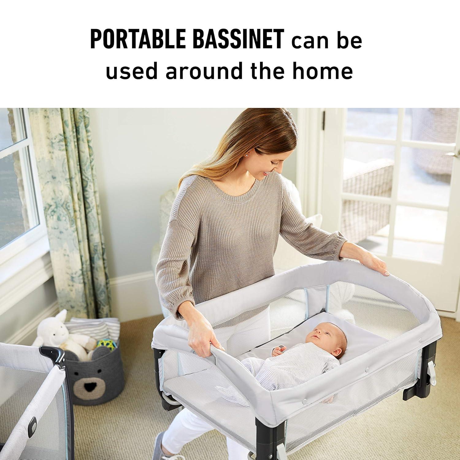 imageGraco My View 4 in 1 Bassinet Infant to Toddler Bassinet with 4 Stages