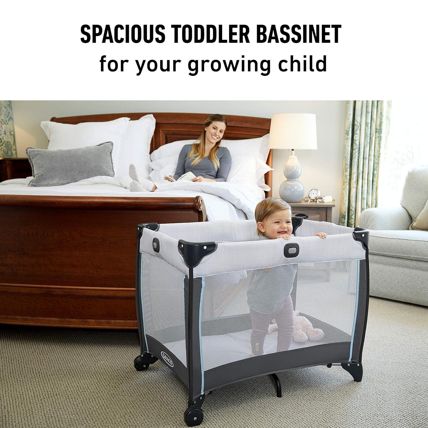 imageGraco My View 4 in 1 Bassinet Infant to Toddler Bassinet with 4 Stages