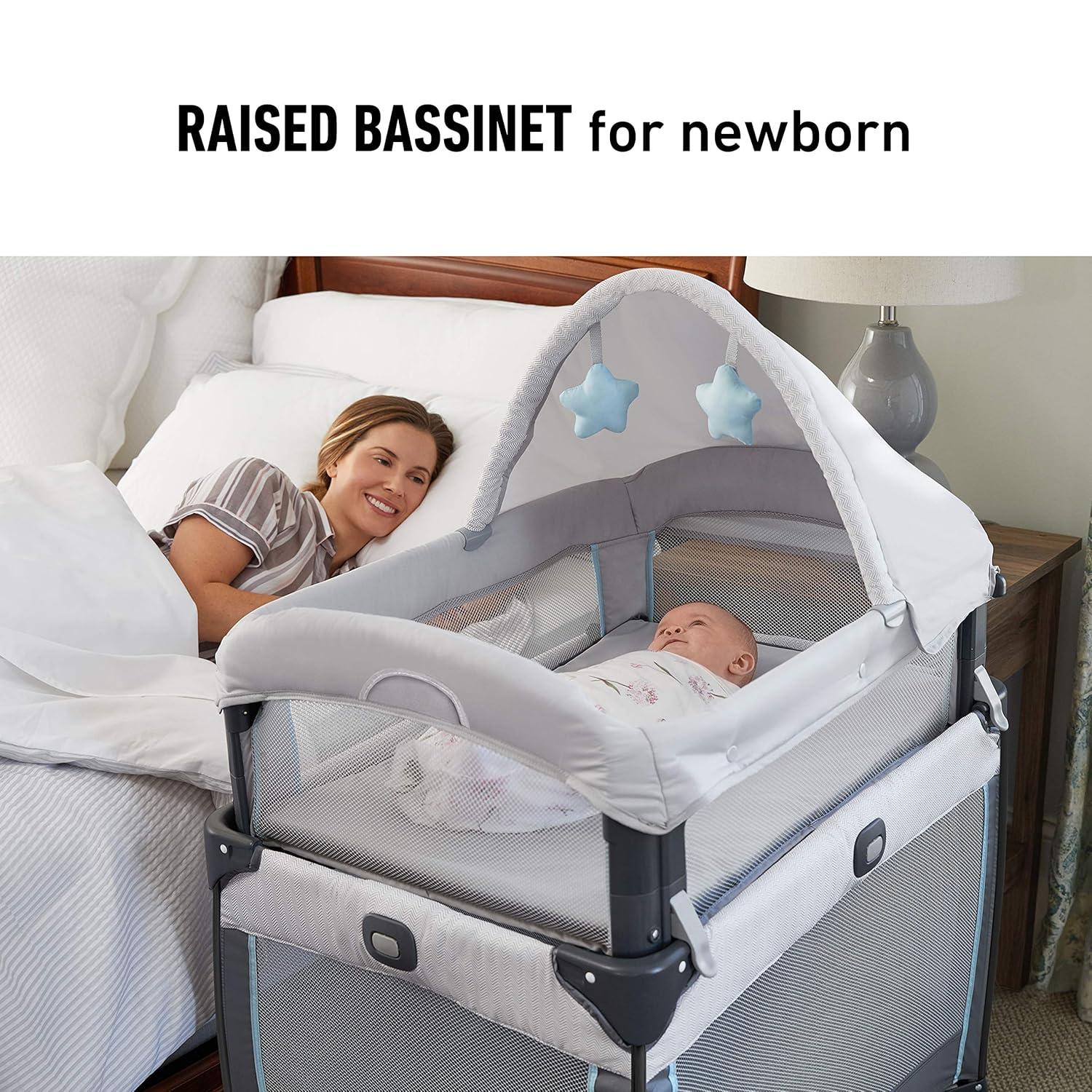 imageGraco My View 4 in 1 Bassinet Infant to Toddler Bassinet with 4 Stages