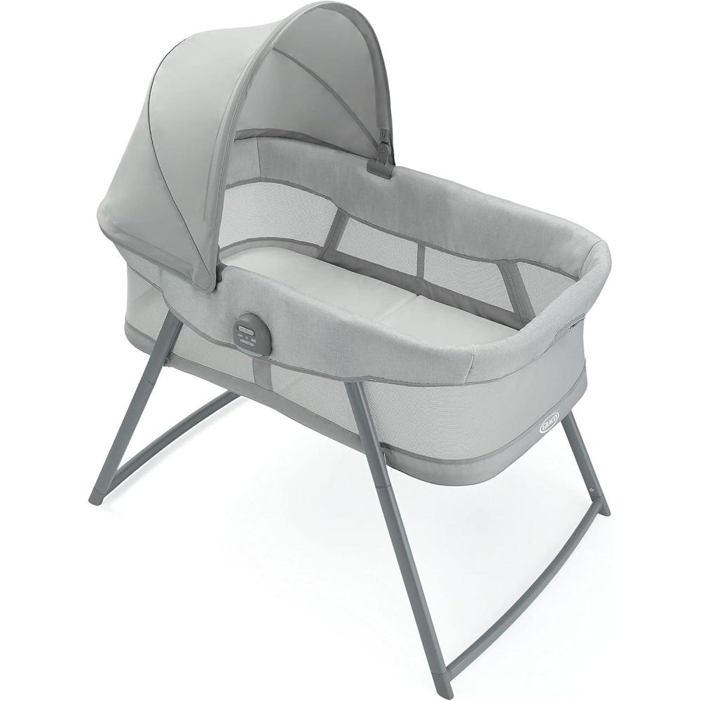 imageGraco DreamMore Bedside Bassinet Deluxe with Calming Motion SkylerJaiden