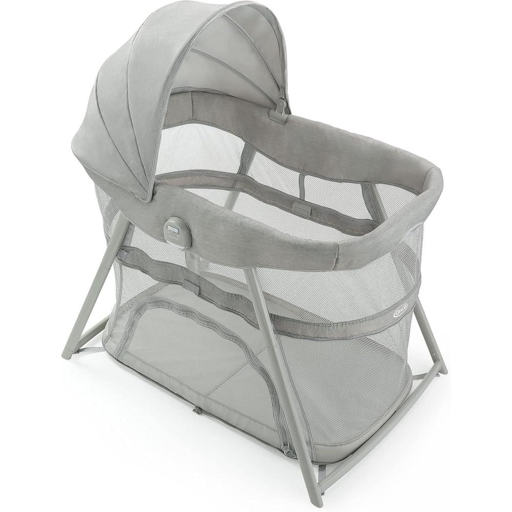 imageGraco DreamMore Bedside Bassinet Deluxe with Calming Motion SkylerModern Cottage