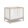 imageGraco Teddi 4in1 Convertible Mini Crib with Bonus WaterResistant Mattress Driftwood  GREENGUARD Gold Certified 275Inch Mattress Included Ideal for Small Spaces Easy 30Minute AssemblyNaturalWhite