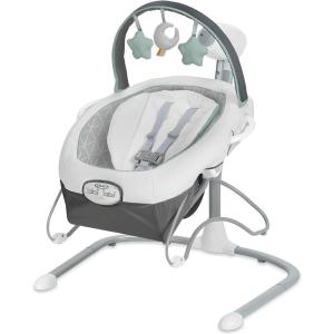 Graco Soothe ‘n Sway Bluetooth 3-in-1 Baby Swing – Grows with Your Child – Multiple Soothing Settings and Bluetooth Connectivity(Derby)