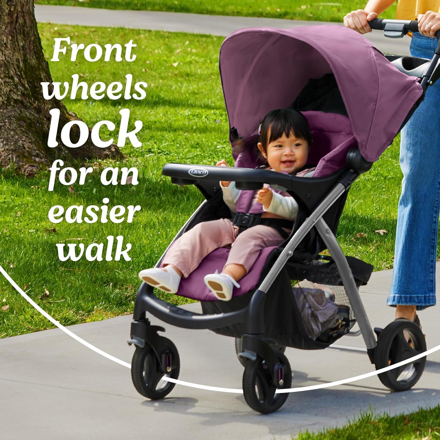 imageGraco Verb Travel System Includes Verb Stroller and SnugRide 30 Infant Car Seat Merrick Stroller and Carseat Combo