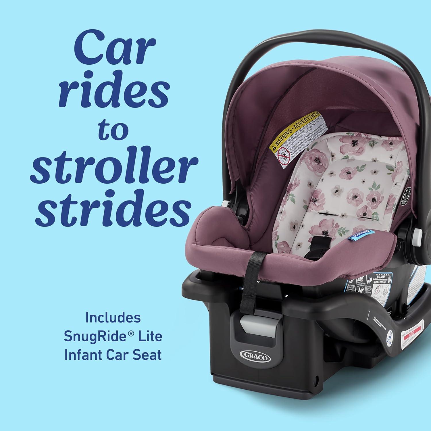 imageGraco Verb Travel System Includes Verb Stroller and SnugRide 30 Infant Car Seat Merrick Stroller and Carseat Combo