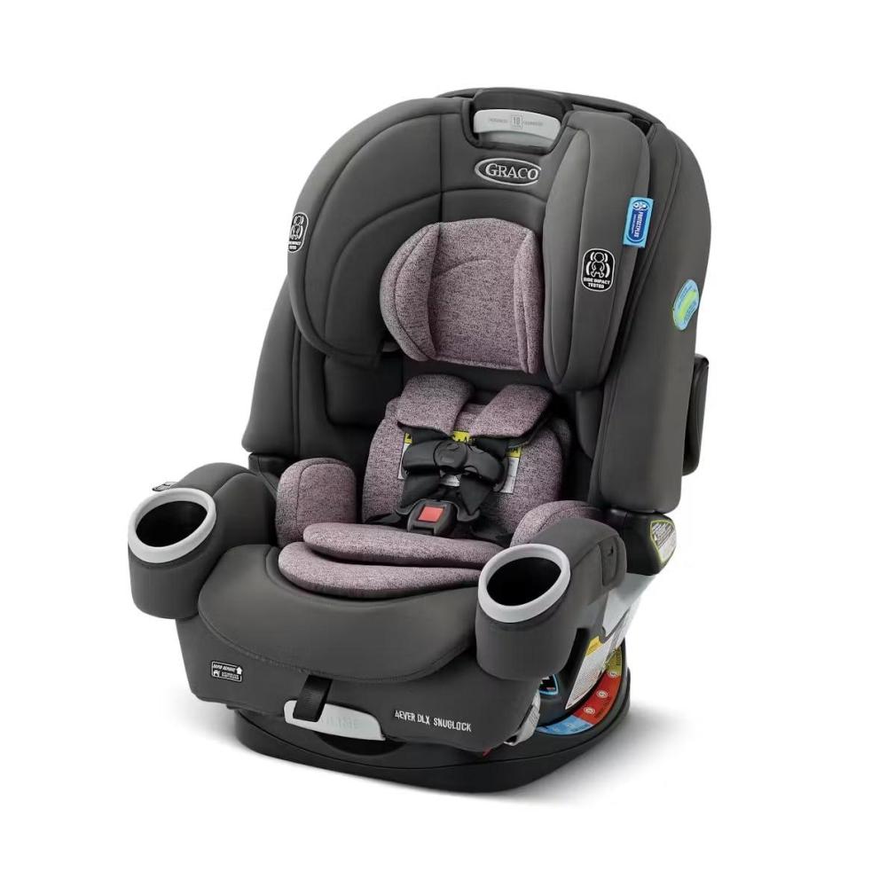imageGraco 4Ever 4 in 1 Car Seat Featuring TrueShield Side Impact Technology Adjustable Harness System Ideal for Newborns Infants Toddlers ampamp KidsLeila