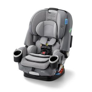 Graco 4Ever 4 in 1 Car Seat, Featuring TrueShield Side Impact Technology, Adjustable Harness System, Ideal for Newborns, Infants, Toddlers & Kids(Charlie 2.0)