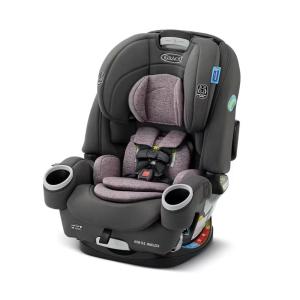 Graco 4Ever 4 in 1 Car Seat, Featuring TrueShield Side Impact Technology, Adjustable Harness System, Ideal for Newborns, Infants, Toddlers & Kids(Leila)