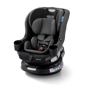 Graco EasyTurn 360 2-in-1 Convertible Car Seat, 360 Degree Rotating Infant to Toddler Rotating Car Seat, 2 Modes Forward and Rear Facing, Slim Design, Solae(Cyran)