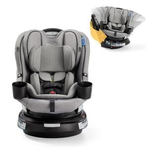 Graco EasyTurn 360 2-in-1 Convertible Car Seat, 360 Degree Rotating Infant to Toddler Rotating Car Seat, 2 Modes Forward and Rear Facing, Slim Design, Solae(Solae)
