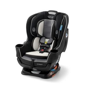 Graco Extend2Fit 3-in-1 Car Seat, Grey Booster Car Seat Convertible(Gotham 2.0)