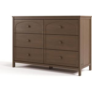 Graco Olivia 3 Drawer Combo Dresser (Driftwood) – GREENGUARD Gold Certified Baby Dresser, Kids Bedroom Storage Organizer, Interlocking Drawer System, Anti-Tip Kit Included(Hazelnut)