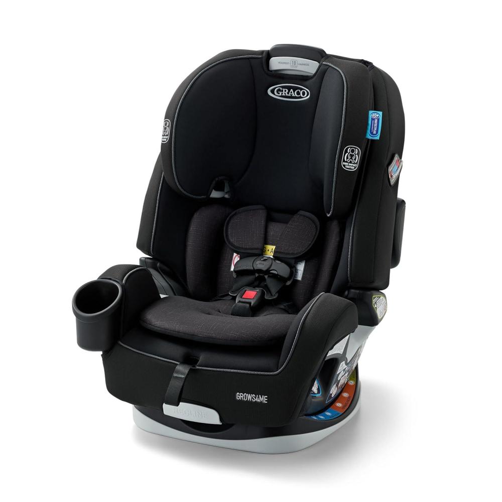 imageGraco Grows4Me 4in1 Car Seat Convertible Infant to Toddler Car Seat and Booster West Point Design for 10 Years of Safe Comfortable JourneysWest Point 20