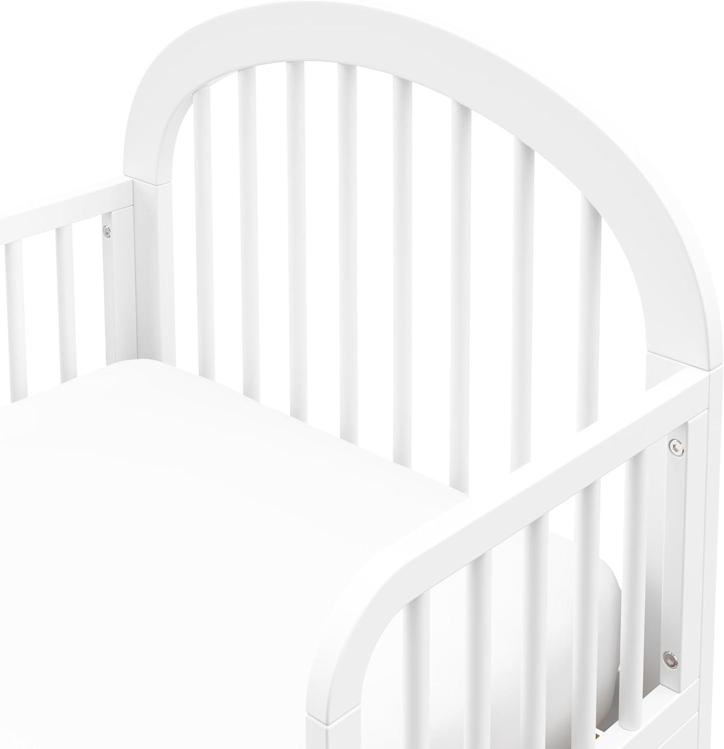 imageGraco Olivia Toddler Bed Driftwood GREENGUARD Gold Certified Includes Toddler Safety Guardrails Fits Standard Crib amp Toddler Mattress Stylish Arched DesignWhite