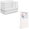imageGraco Asheville 5in1 Convertible Crib with Drawer White  GREENGUARD Gold Certified Crib with Drawer Combo FullSize Nursery Storage Drawer Converts to Toddler Bed Daybed and FullSize BedWhite