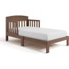 imageGraco Benton Toddler Bed Blush  GREENGUARD Gold Certified Baby Safety Alliance Verified with Safety Toddler Guardrails Fits Standard Crib Mattress Easy Assembly Kids Transition BedHazelnut