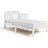 imageGraco Benton Toddler Bed Blush  GREENGUARD Gold Certified Baby Safety Alliance Verified with Safety Toddler Guardrails Fits Standard Crib Mattress Easy Assembly Kids Transition BedWhite
