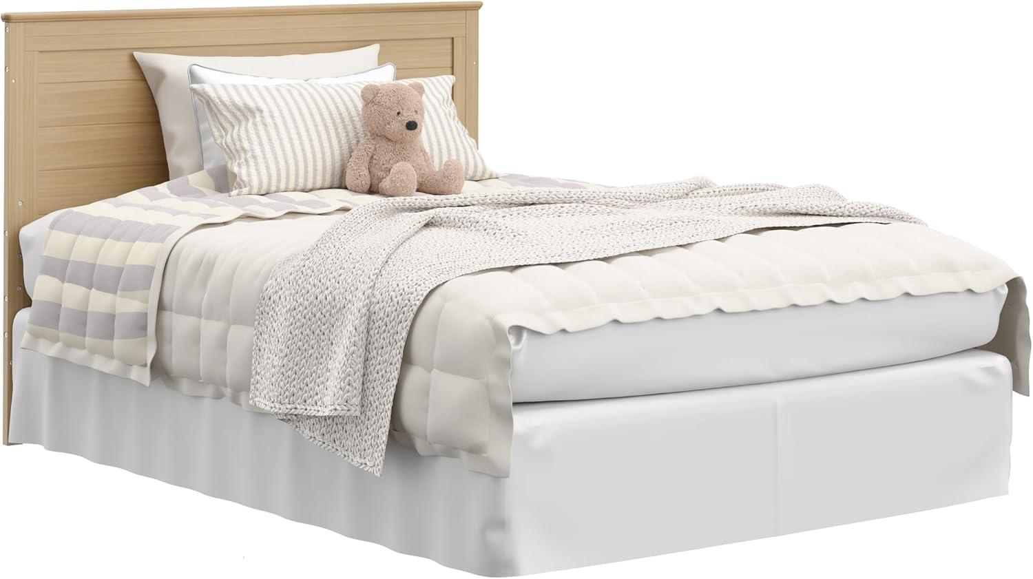 imageGraco Tristan 5in1 Convertible Crib with Drawer Frosted Oat GREENGUARD Gold Certified Fits Standard Crib Mattress Premium Handle Converts to Toddler Bed Daybed and FullSize BedDriftwood