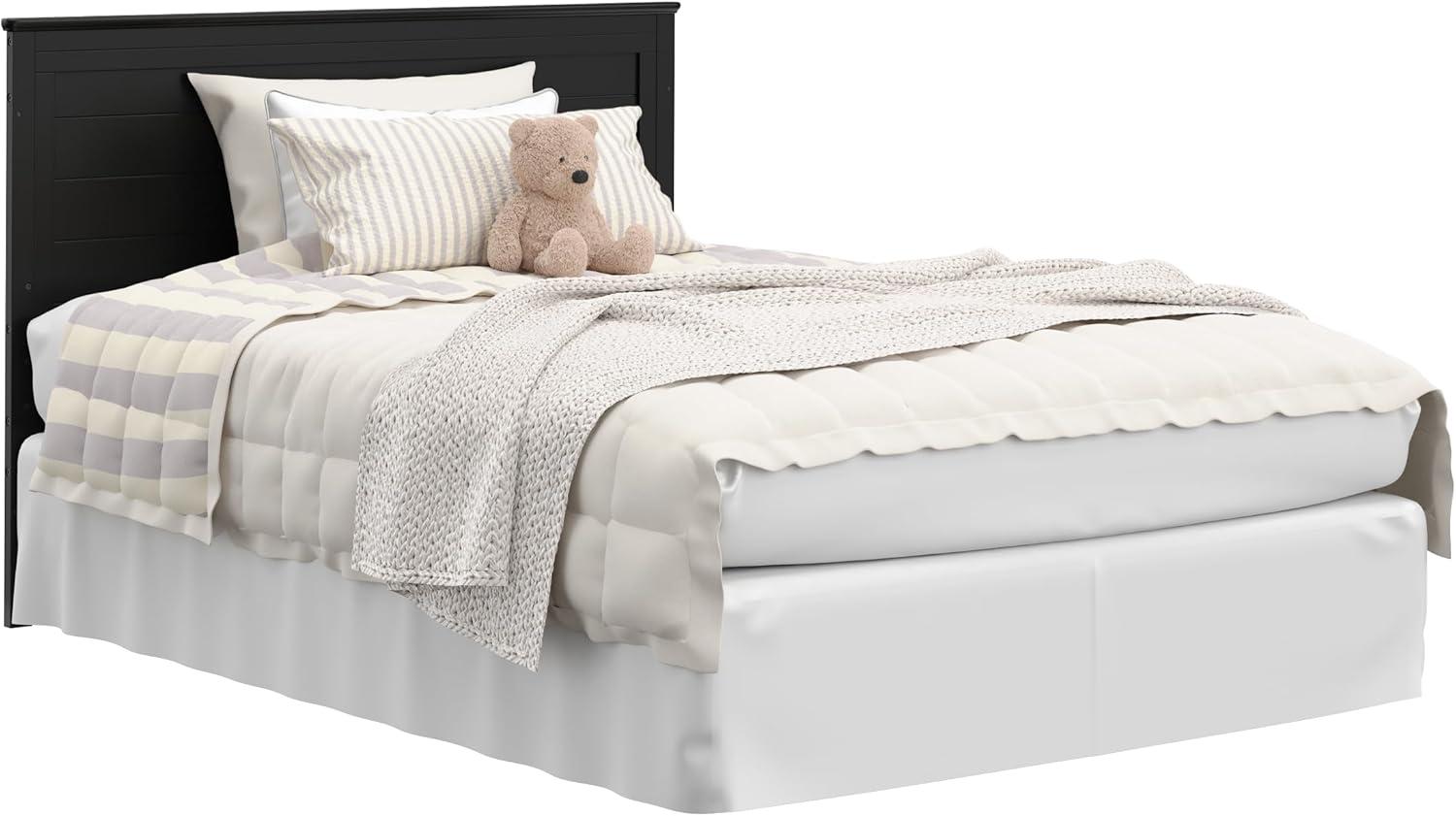 imageGraco Tristan 5in1 Convertible Crib with Drawer Frosted Oat GREENGUARD Gold Certified Fits Standard Crib Mattress Premium Handle Converts to Toddler Bed Daybed and FullSize BedBlack