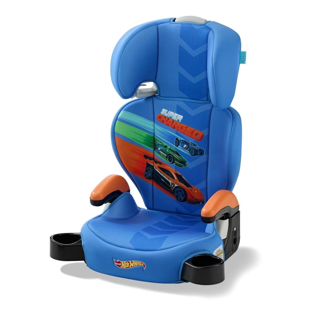 imageHot Wheels x Graco Turbobooster 20 High Back Booster Seat Belt Positioning Booster Car Seat for Big KidsHot Wheels