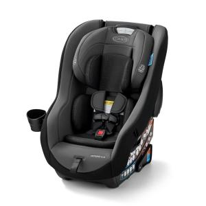 Graco Contender Slim Convertible Car Seat, West Point, Lightweight Travel Car Seat with Compact, Space-Saving Design, Rear-Facing 5–40 lbs, Forward-Facing 22–65 lbs, Easy to Transfer, FAA Approved(West Point 2.0)