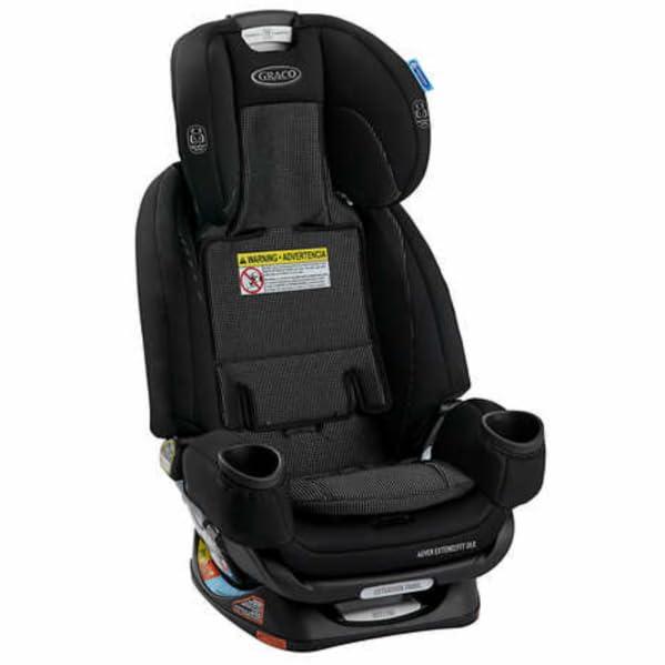imageGraco 4Ever Extend2Fit DLX 4in1 Convertible Car Seat Infant to Toddler Rear amp Forward Facing Booster Adjustable Recline Car Seat MinerMiner