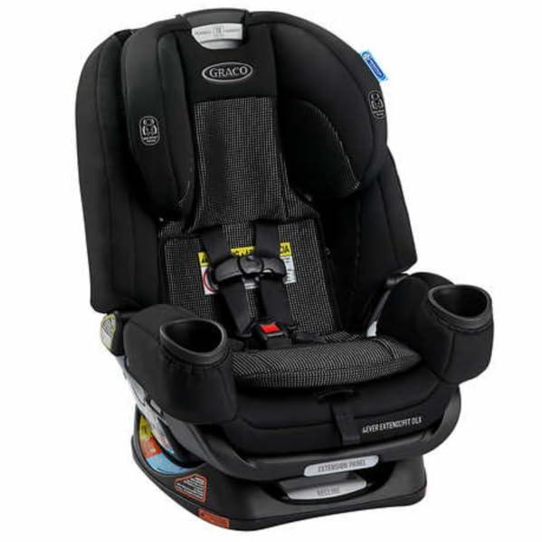 imageGraco 4Ever Extend2Fit DLX 4in1 Convertible Car Seat Infant to Toddler Rear amp Forward Facing Booster Adjustable Recline Car Seat MinerMiner