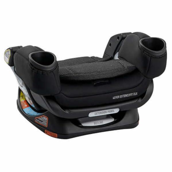 imageGraco 4Ever Extend2Fit DLX 4in1 Convertible Car Seat Infant to Toddler Rear amp Forward Facing Booster Adjustable Recline Car Seat MinerMiner