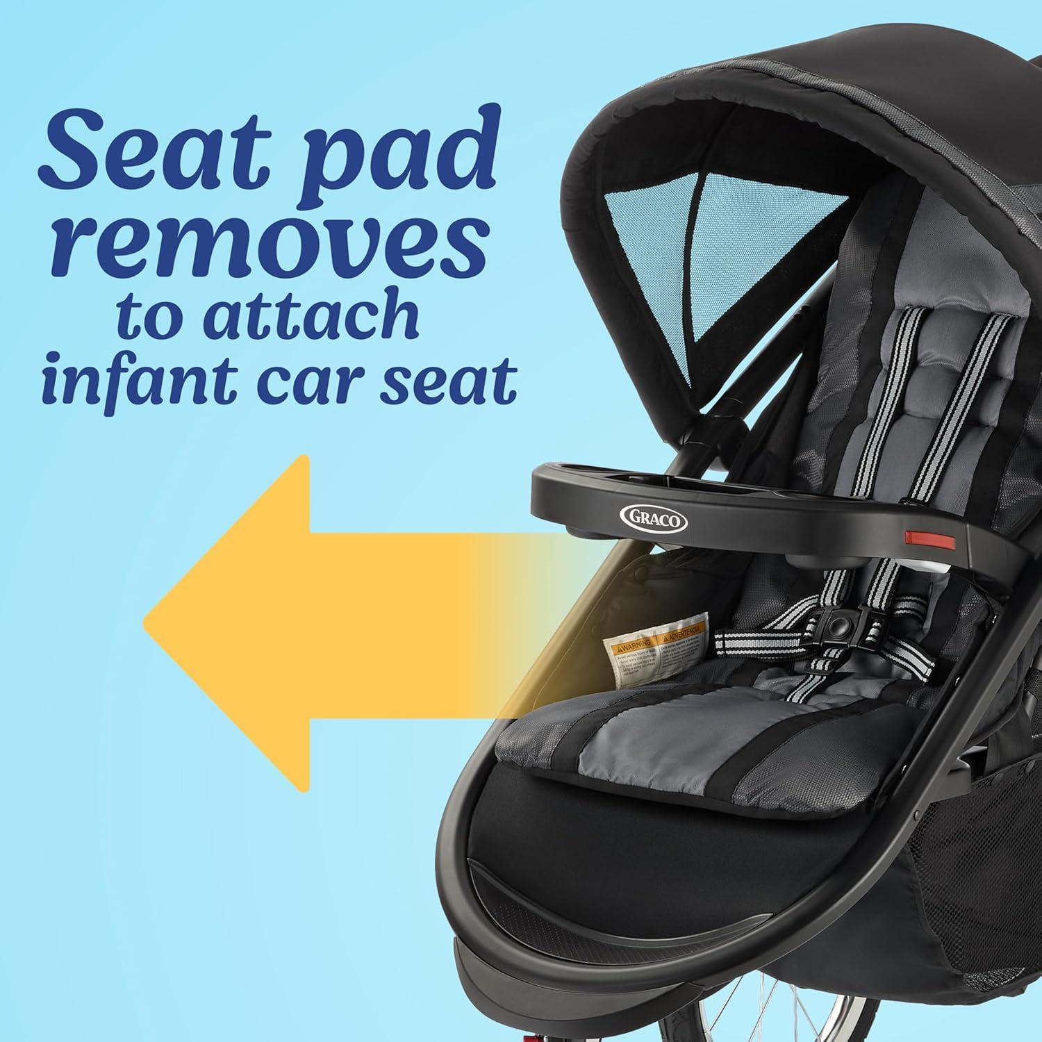 imageGraco FastAction Fold Jogger Travel System Gotham