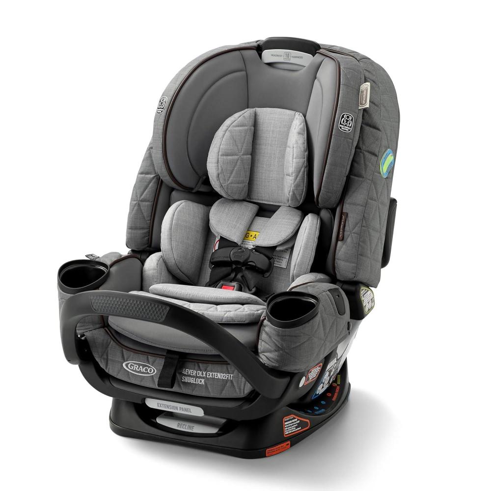 imageGraco Premier 4Ever DLX Extend2Fit SnugLock 4in1 Car Seat Featuring AntiRebound Bar Midtown Collection