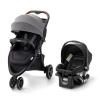 imageGraco Outpace LX AllTerrain 3Wheel Baby Stroller Cohen  Compatible for Travel System Easy OneHand Fold inSeat Suspension for Comfortable Ride NeverFlat Rubber TiresStroller  Car Seat