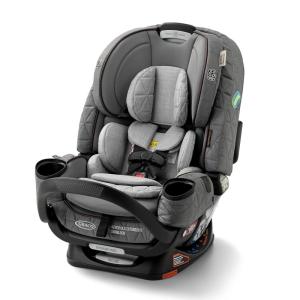 Graco Premier 4Ever DLX Extend2Fit SnugLock 4-in-1 Car Seat Featuring Anti-Rebound Bar, Midtown Collection
