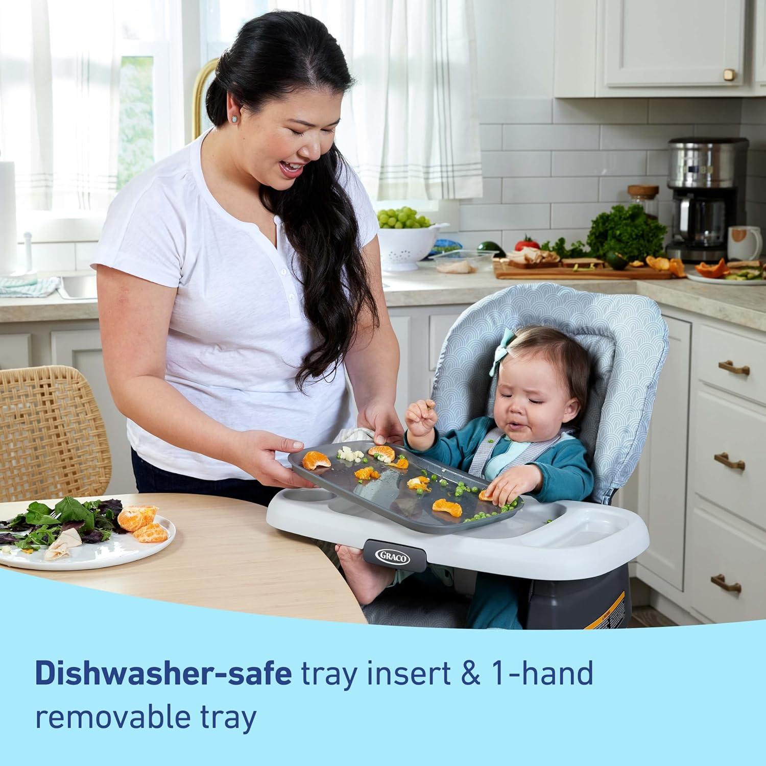 imageGraco Made2Grow 5in1 Convertible Highchair Adjustable Baby to Toddler Seat HudsonHudson