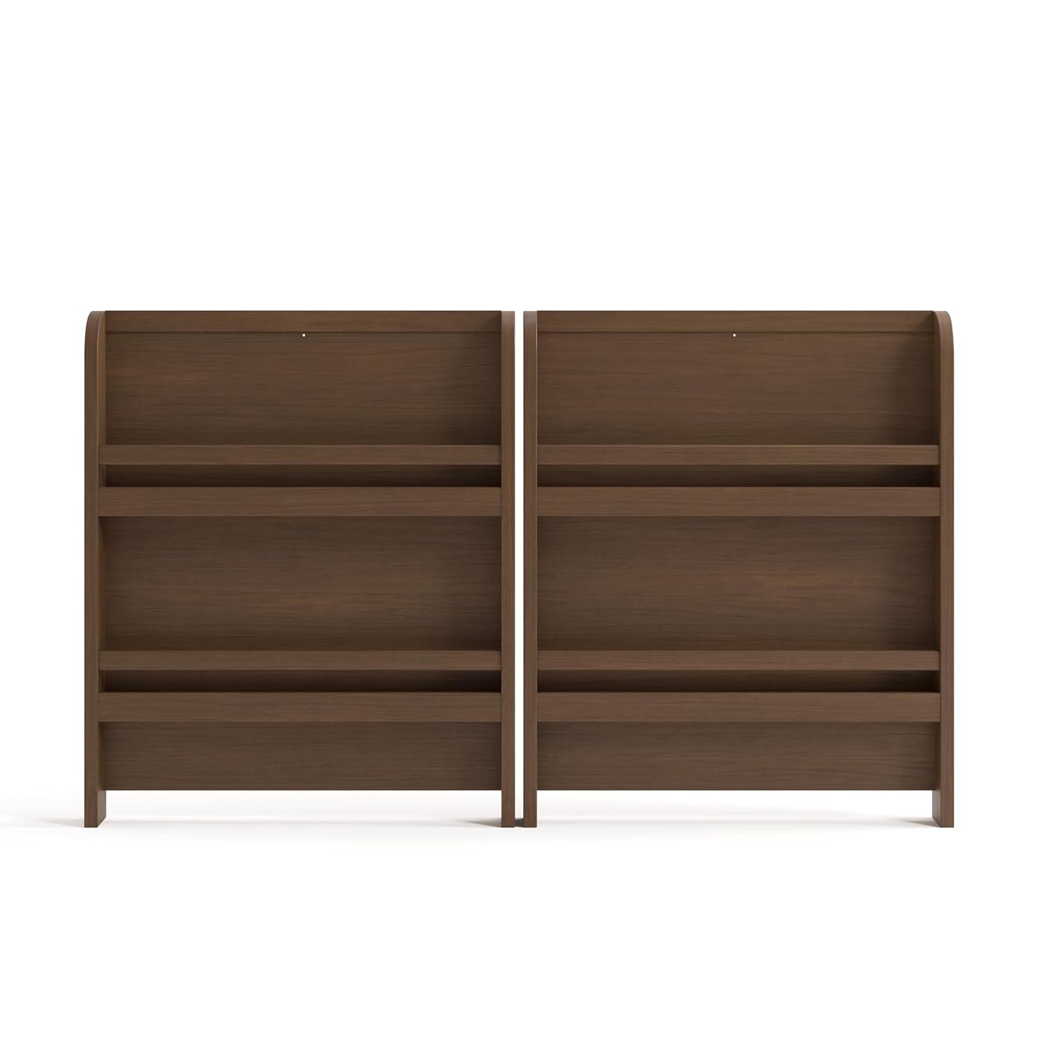 imageGraco ReadwithMe 4in1 Convertible Crib with Drawer Olive with Driftwood GREENGUARD Gold Certified Converts to Toddler Bed Daybed and Functional BookshelvesHazelnut