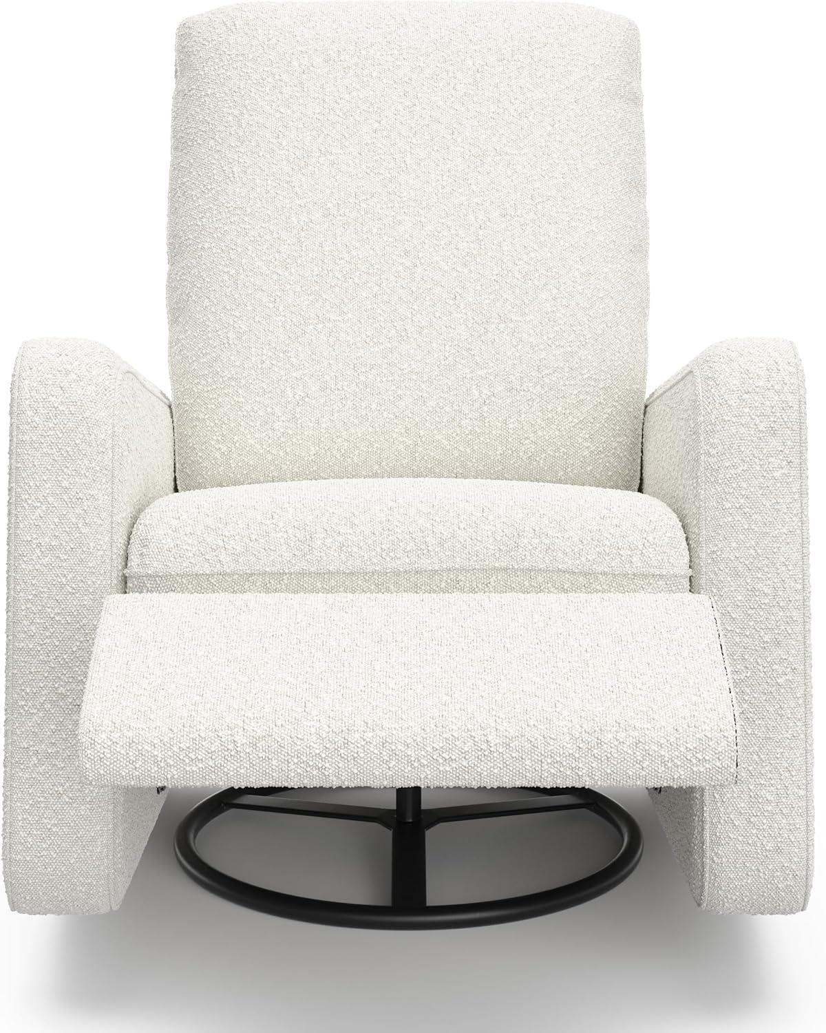 imageGraco Teddi Power Recliner Swivel Glider Electronic Power Recline OekoTEX 100 Certified USBA amp USBC Charger Premium Cushioning amp Comfort Dune BasketweaveIvory Boucle