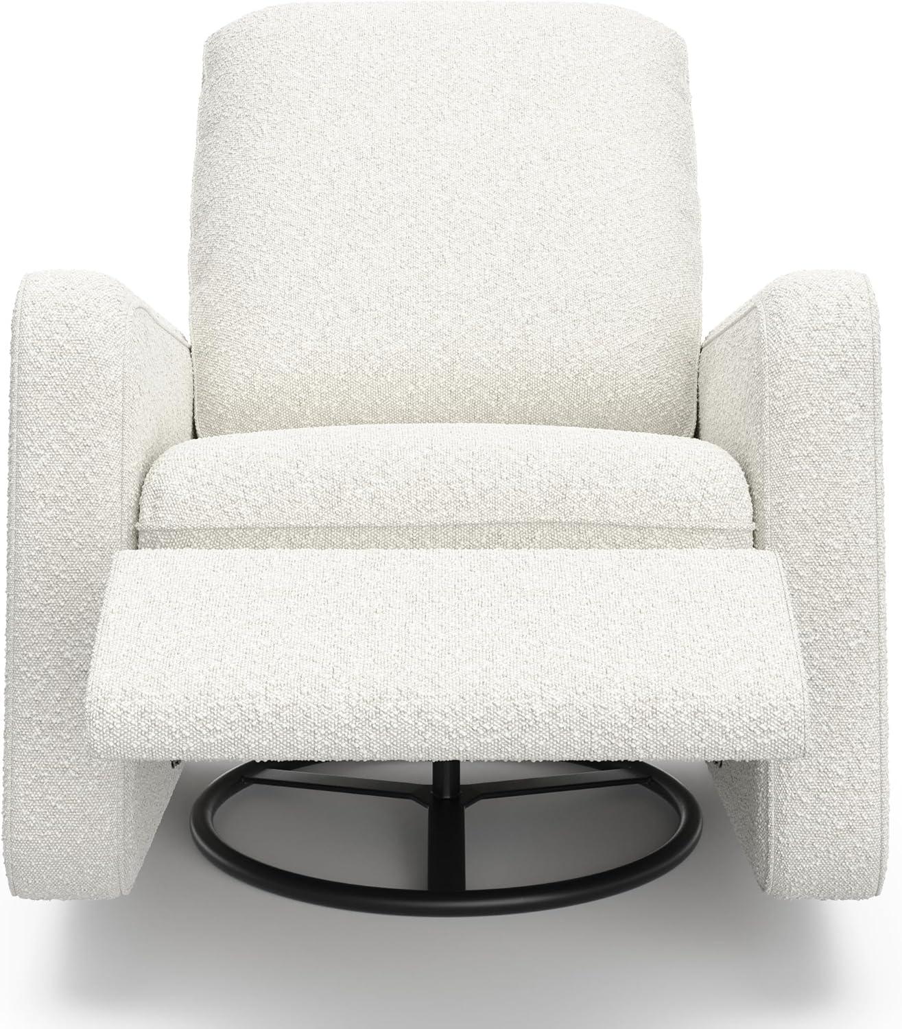 imageGraco Teddi Power Recliner Swivel Glider Electronic Power Recline OekoTEX 100 Certified USBA amp USBC Charger Premium Cushioning amp Comfort Dune BasketweaveIvory Boucle