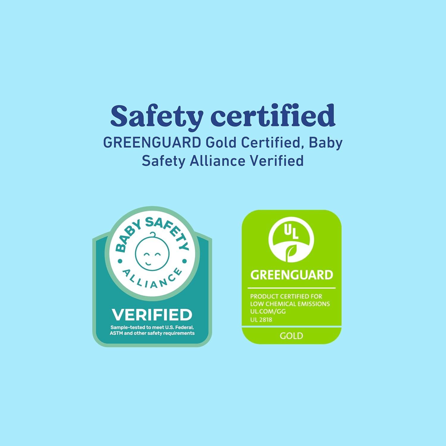 imageGraco Paris 4in1 Convertible Crib GREENGUARD Gold Certified Converts to Toddler Bed and Daybed Fits Standard FullSize Crib Mattress Adjustable Mattress Support Base Frosted OatFrosted Oat