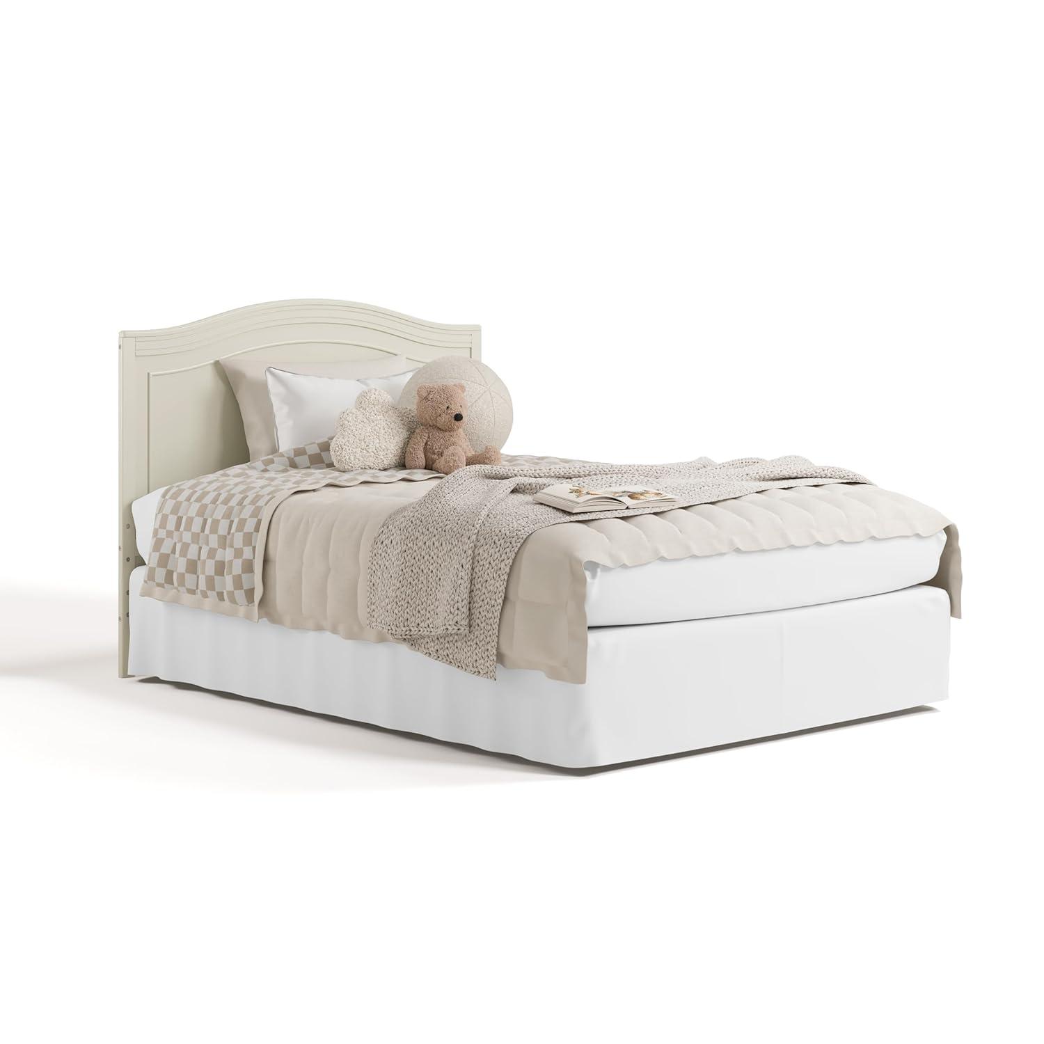 imageGraco Paris 4in1 Convertible Crib GREENGUARD Gold Certified Converts to Toddler Bed and Daybed Fits Standard FullSize Crib Mattress Adjustable Mattress Support Base Frosted OatFrosted Oat