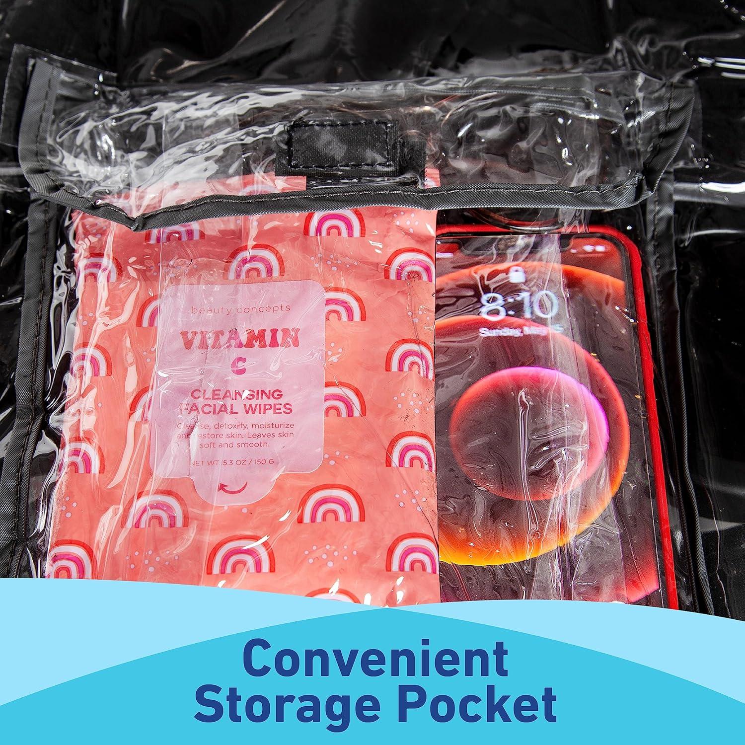 imageGraco Universal Infant Travel System Rain Cover Baby Car Seat Stroller Weather Shield Waterproof Plastic Carseat Canopy Winter Snow Dust Umbrella Pack of 2Jogging Stroller