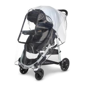Graco Universal Infant Travel System Rain Cover, Baby Car Seat Stroller Weather Shield, Waterproof Plastic Carseat Canopy, Winter Snow Dust Umbrella (Pack of 2)(Deluxe Weather Sheild)