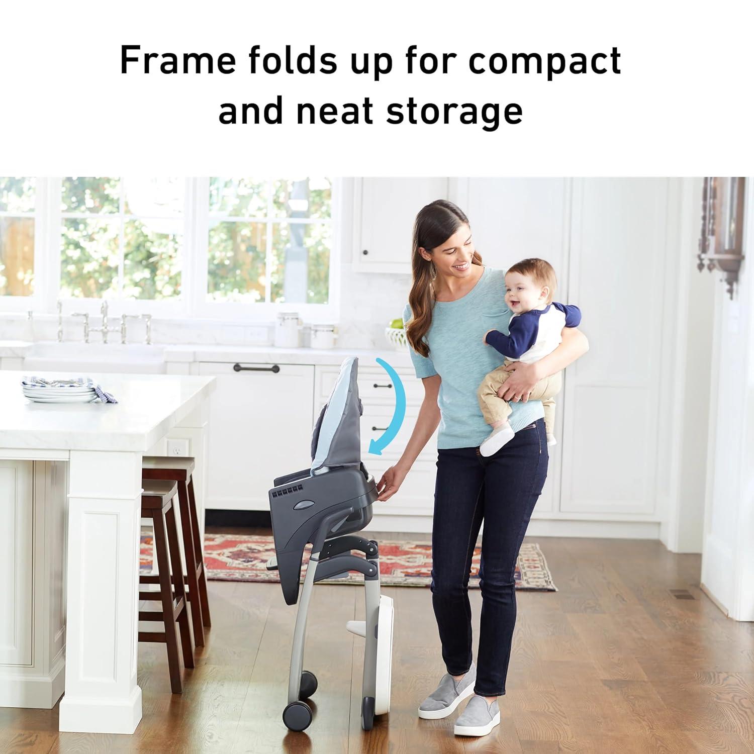 imageGraco DuoDiner DLX Highchair 6 Stages of Use Infant to Baby High Chair Infant to Toddler Booster Seat Youth Stool 5 Adjustable Height Positions Splatter ArtMathis