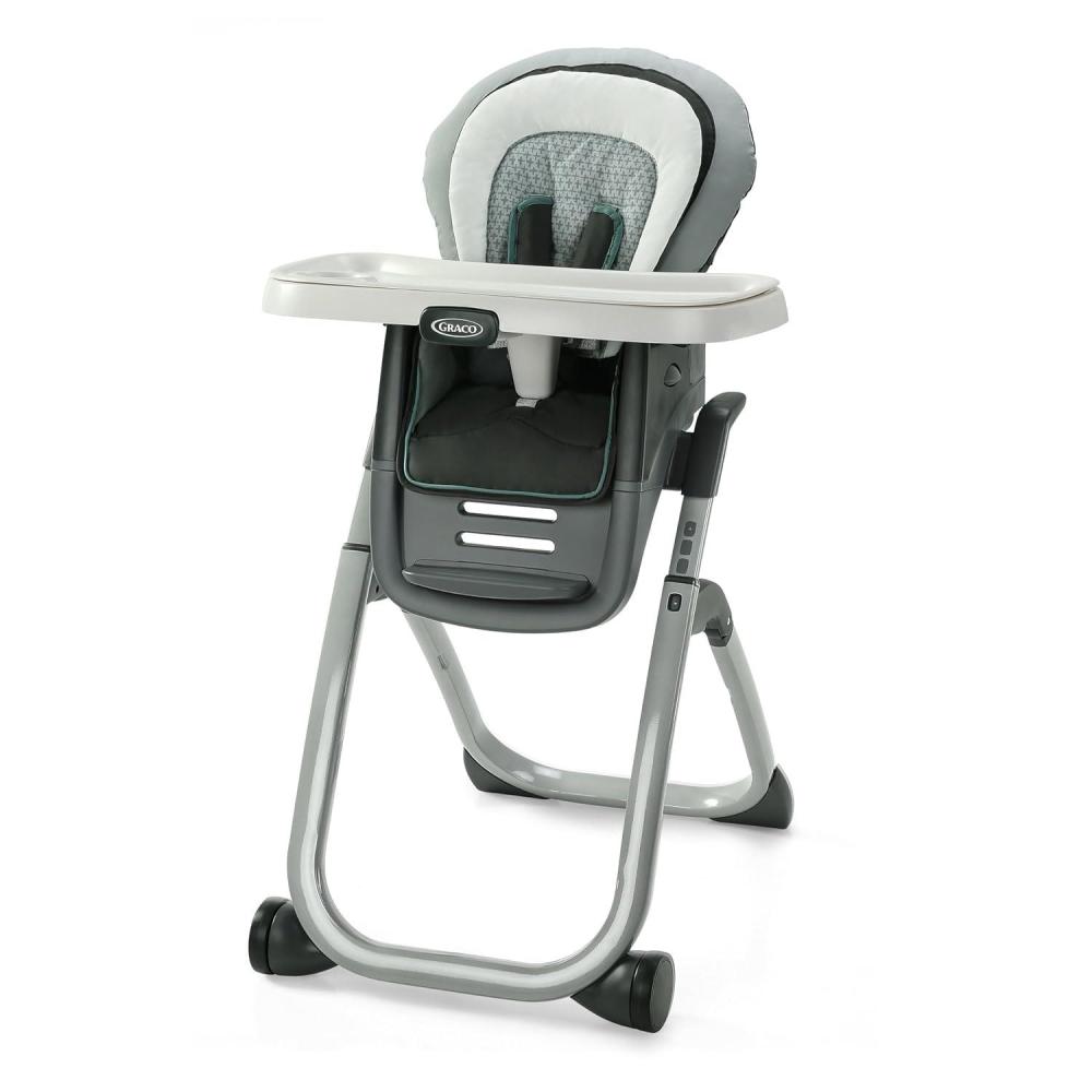 imageGraco DuoDiner DLX Highchair 6 Stages of Use Infant to Baby High Chair Infant to Toddler Booster Seat Youth Stool 5 Adjustable Height Positions Splatter ArtMathis
