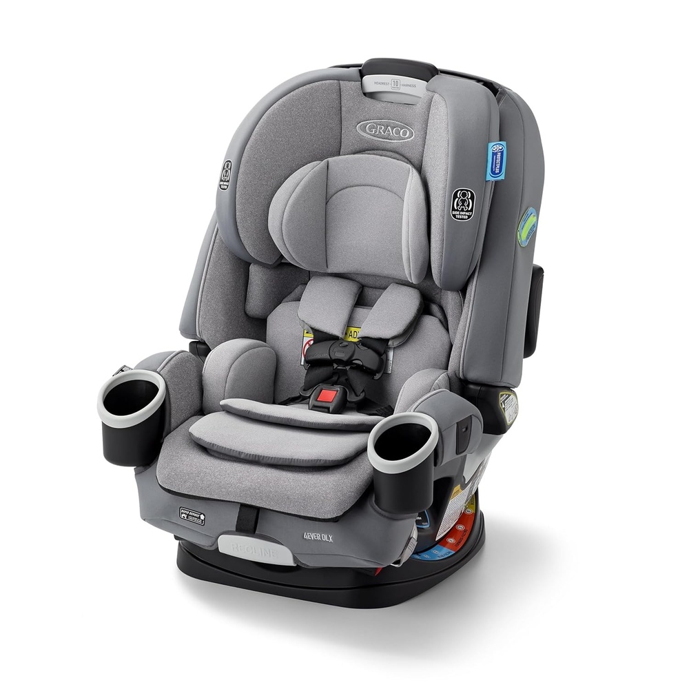image:imageGraco 4Ever Extend2Fit DLX 4in1 Convertible Car Seat  Infant to Toddler Rear amp Forward Facing Booster Adjustable Recline Car Seat MinerCharlie 20
