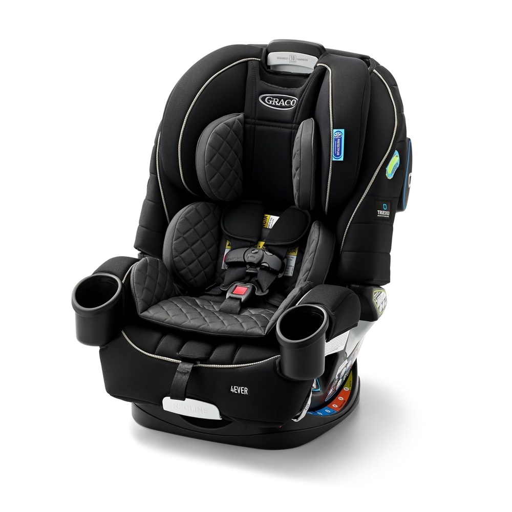 image:imageGraco 4Ever Extend2Fit DLX 4in1 Convertible Car Seat  Infant to Toddler Rear amp Forward Facing Booster Adjustable Recline Car Seat MinerIon 20