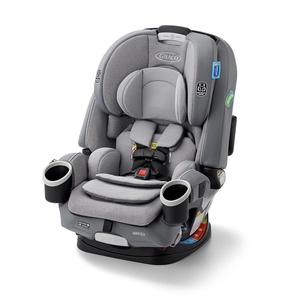 Graco 4Ever Extend2Fit DLX 4-in-1 Convertible Car Seat – Infant to Toddler, Rear & Forward Facing, Booster, Adjustable Recline, Car Seat, Miner(Charlie 2.0)